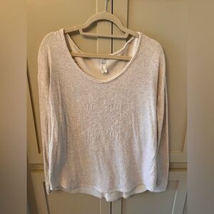 Gentle Fawn Cream Embroidered Sweatshirt